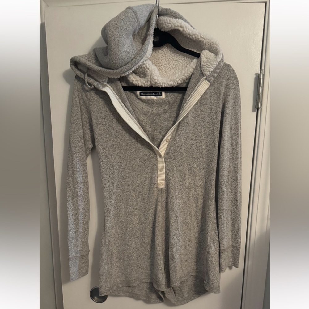 Abercrombie Sleepwear Romper S Gray
